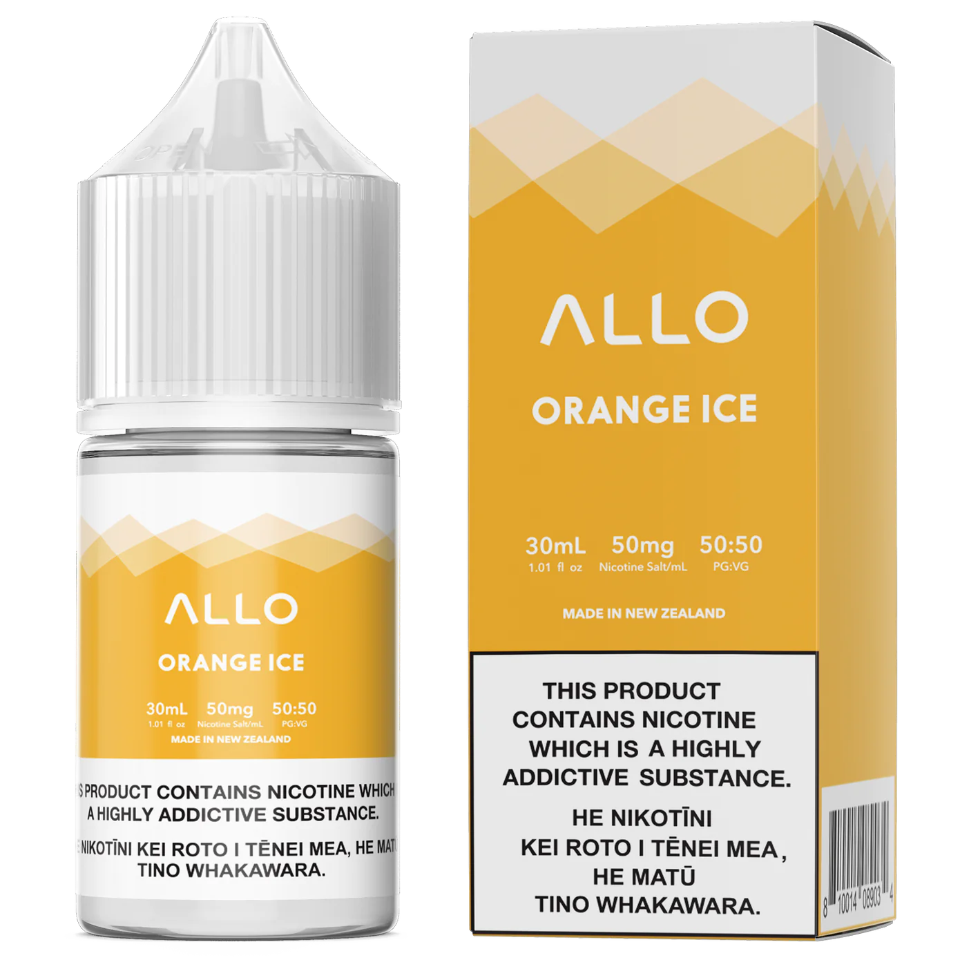 Orange Ice by Allo Salts Nic Salts Podlyfe