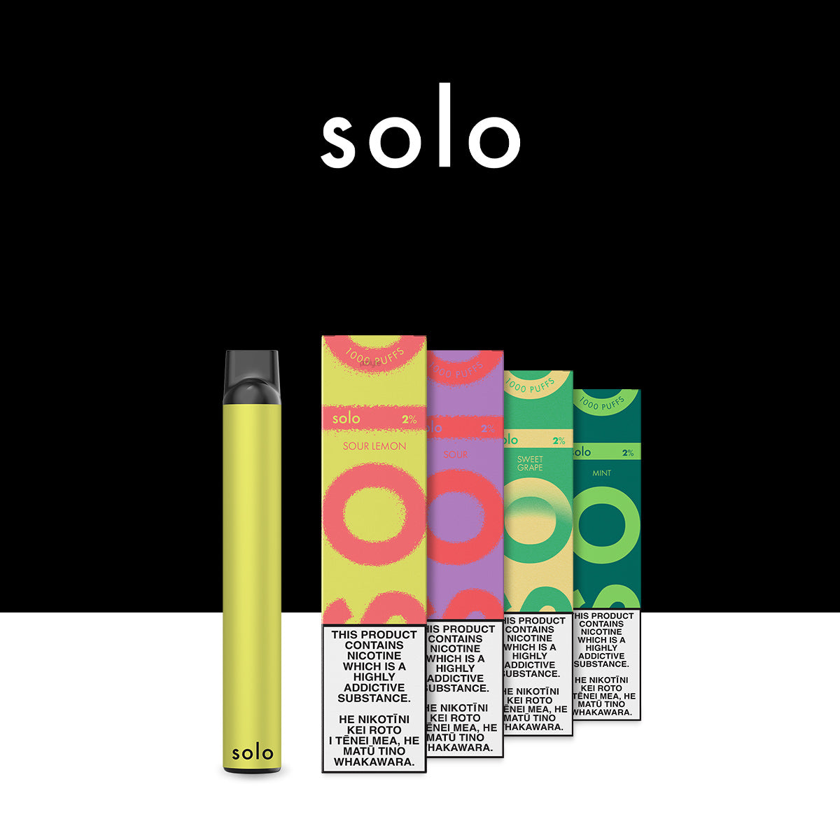 SOLO Single Use, Disposable Vape