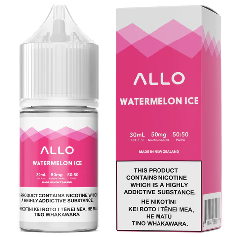 Watermelon Ice by Allo Salts Nic Salts Podlyfe
