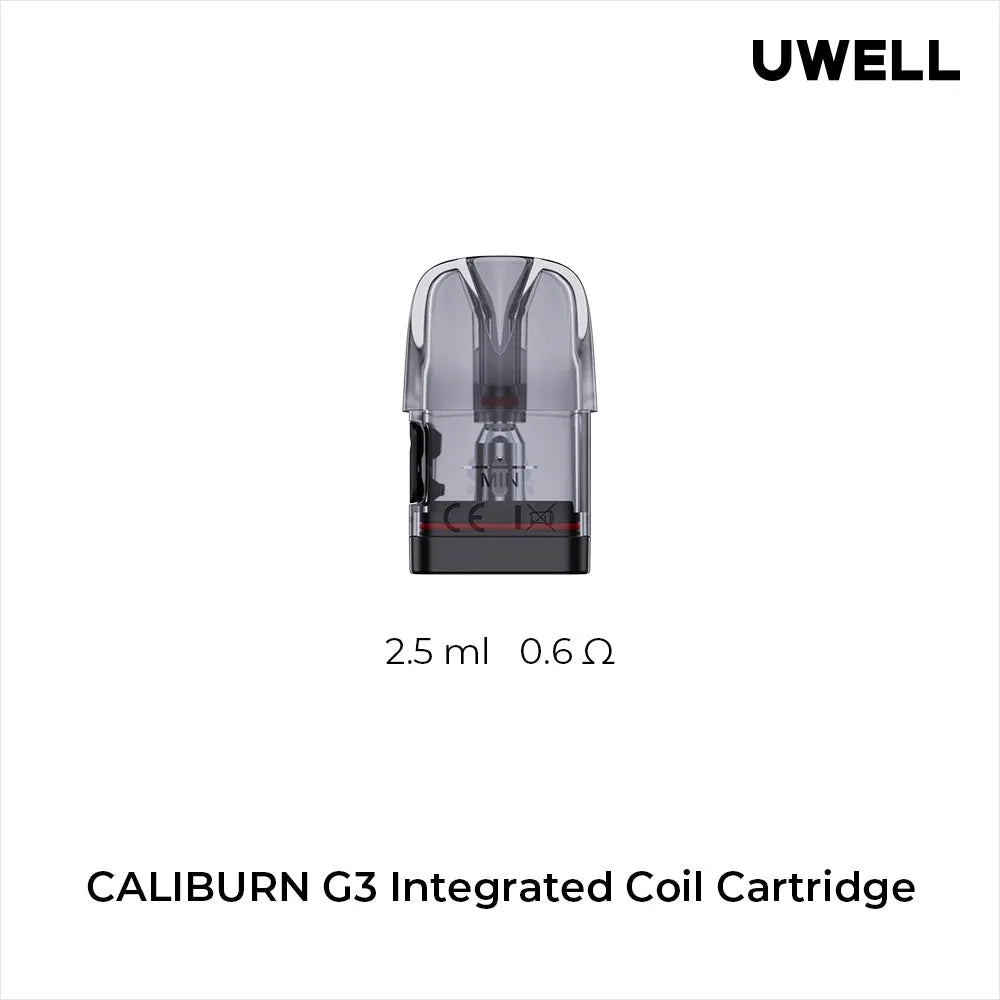 Caliburn G3 Replacement Pods (4 Pack) Coil Podlyfe