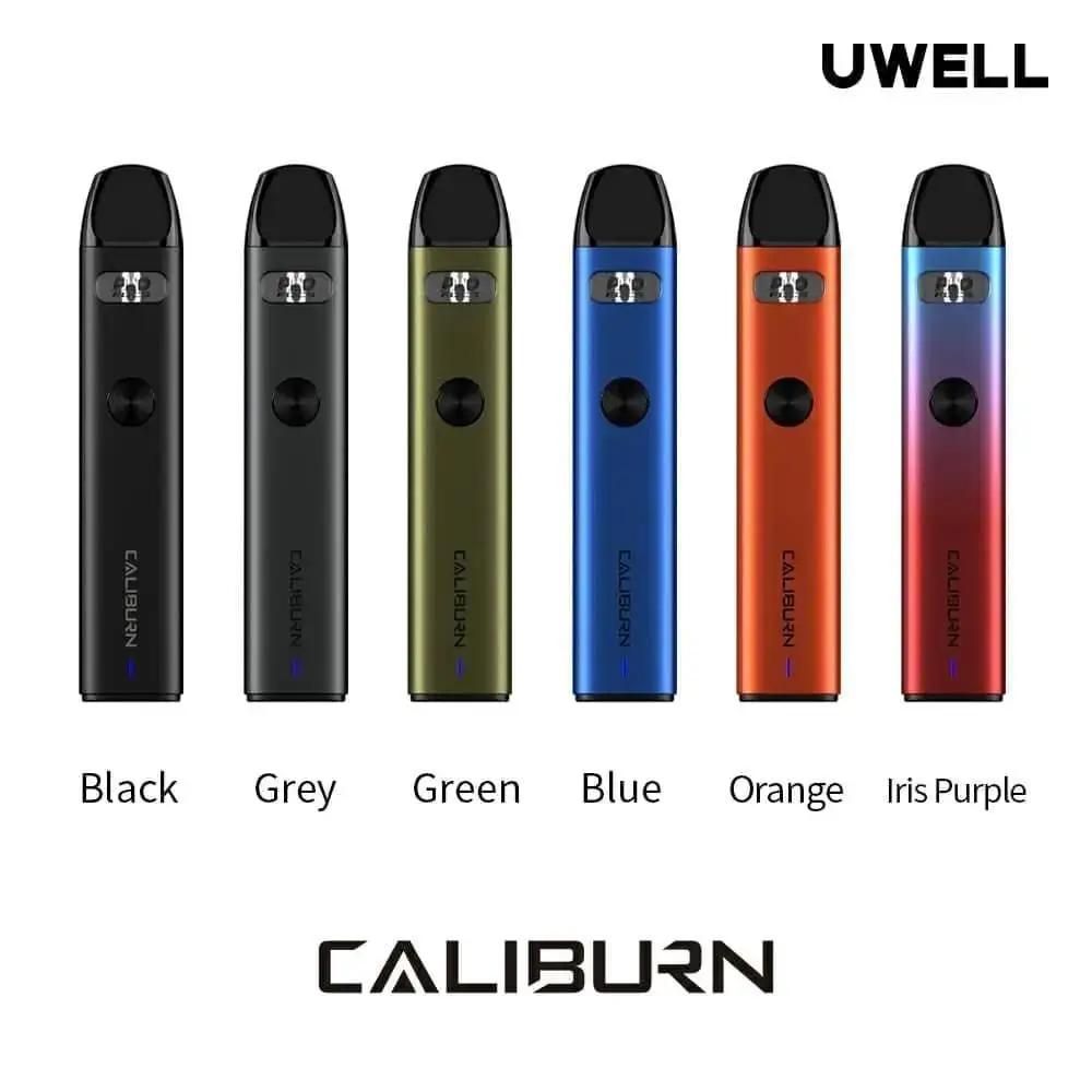 Caliburn A2 Pod Kit Refillable Pod System Black   nicotine vape available in Australia