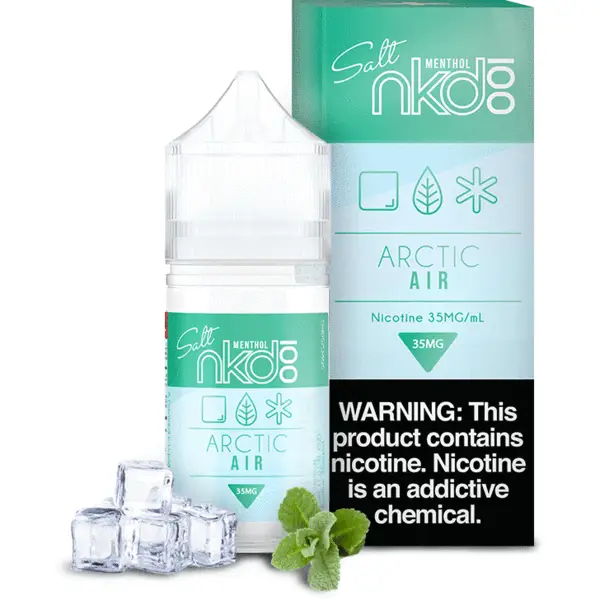Mint by Naked 100 Salts Nic Salts 35mg   nicotine vape available in Australia