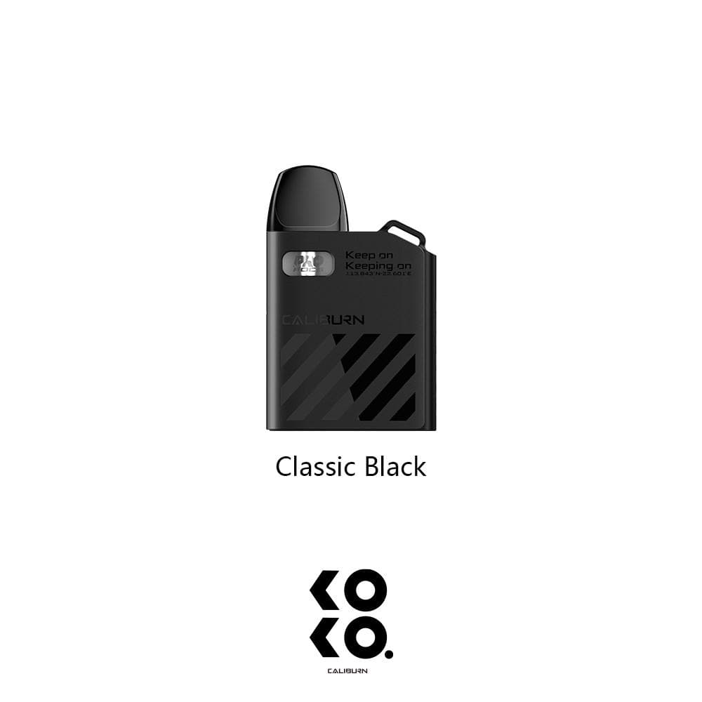 Caliburn AK2 Pod Kit Refillable Pod System Classic Black   nicotine vape available in Australia