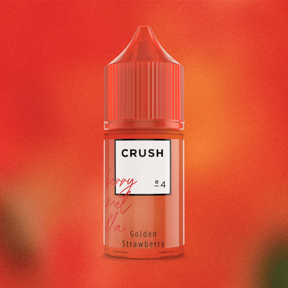 Golden Strawberry by Crush Salts Nic Salts 10mg   nicotine vape available in Australia