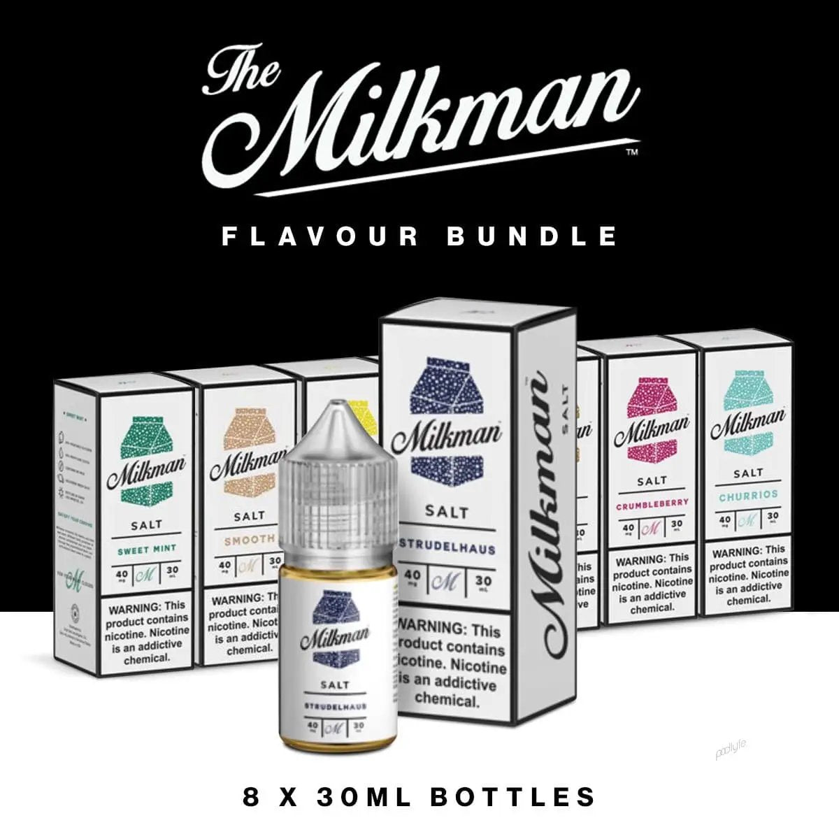 Milkman Salts Flavour Bundle Nic Salts 40mg   nicotine vape available in Australia