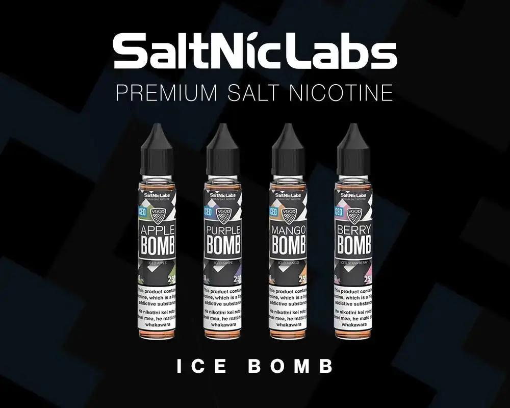 VGOD Iced Bomb Line Flavour Bundle Nic Salts Podlyfe