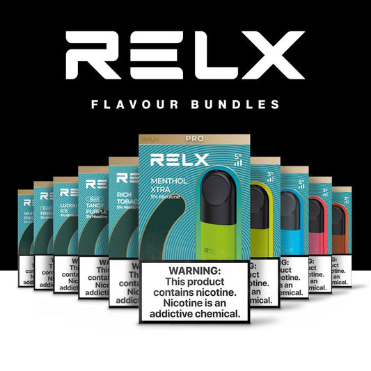 RELX Infinity Flavour Bundle Prefilled Replacement Pods RELX Flavour Sensations Bundle   nicotine vape available in Australia