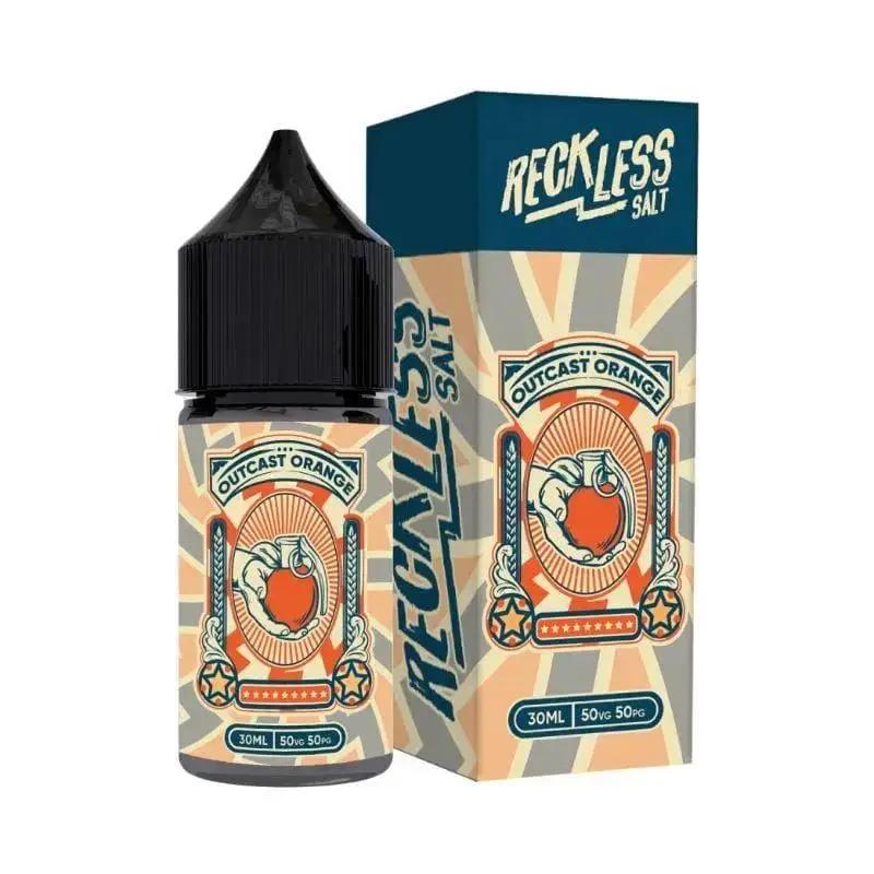 Outcast Orange  by Reckless Salts Nic Salts 35mg   nicotine vape available in Australia