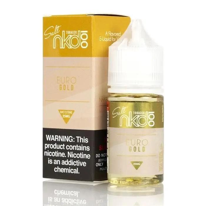 Euro Gold by Naked 100 Salts Nic Salts 50mg   nicotine vape available in Australia