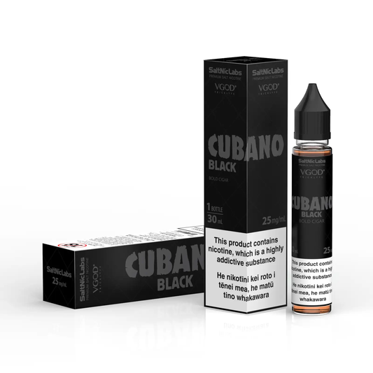 Cubano Tabac Noir par VGOD SaltNic