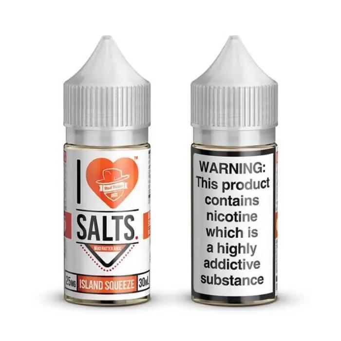 Island Squeeze by I Love  Salts Nic Salts 25mg   nicotine vape available in Australia