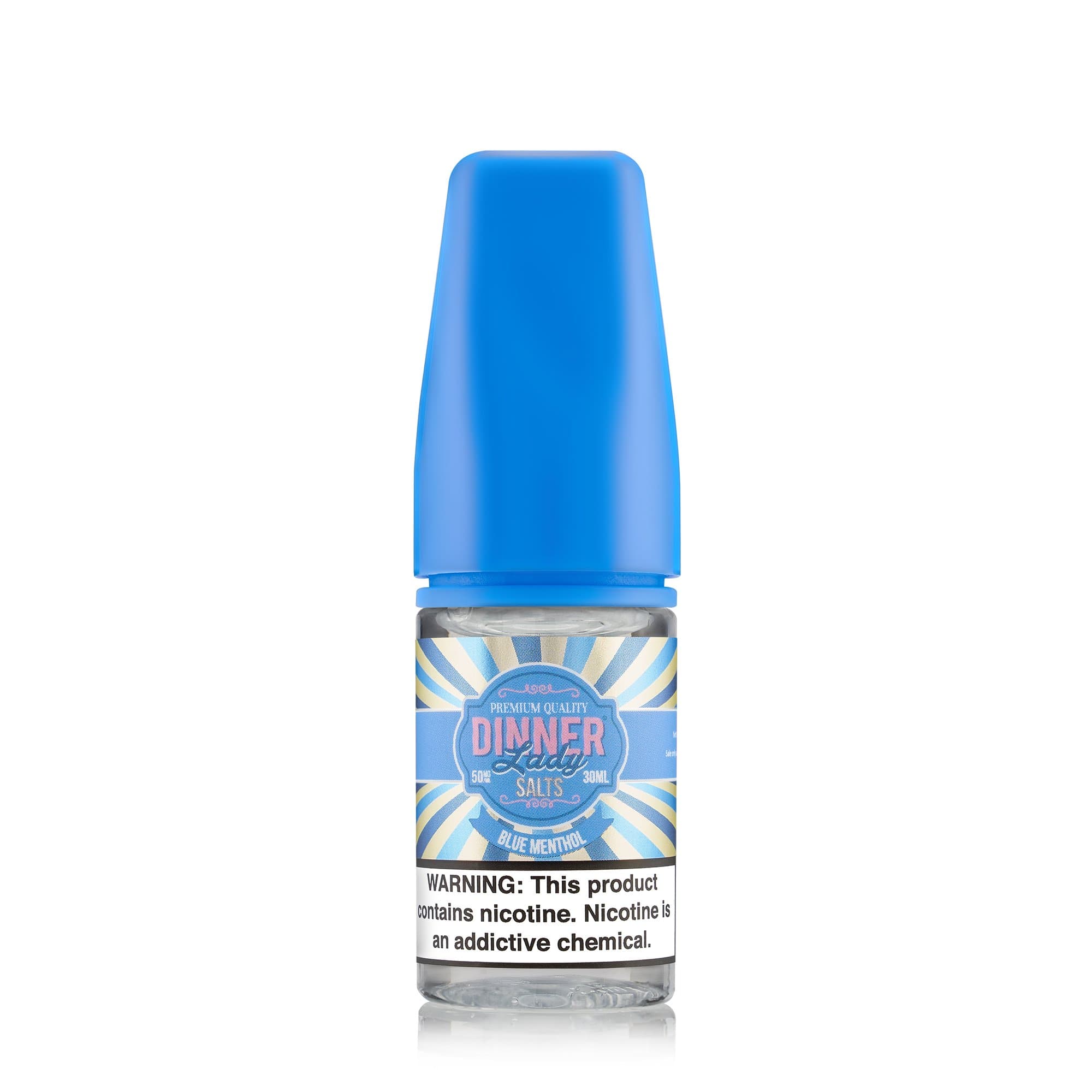 Blue Menthol by Dinner Lady Salts Nic Salts 50mg   nicotine vape available in Australia