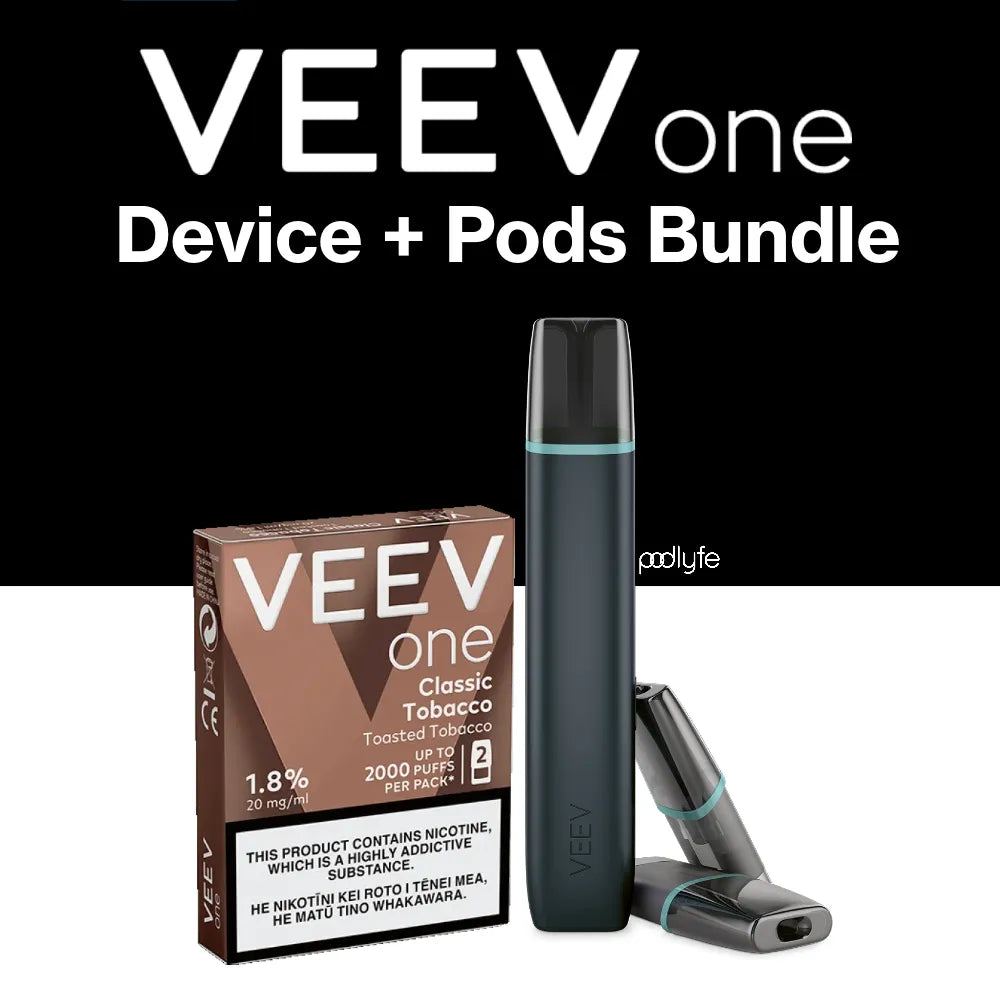 VEEV One Device and Pods Bundle Prefilled Pod Systems Podlyfe