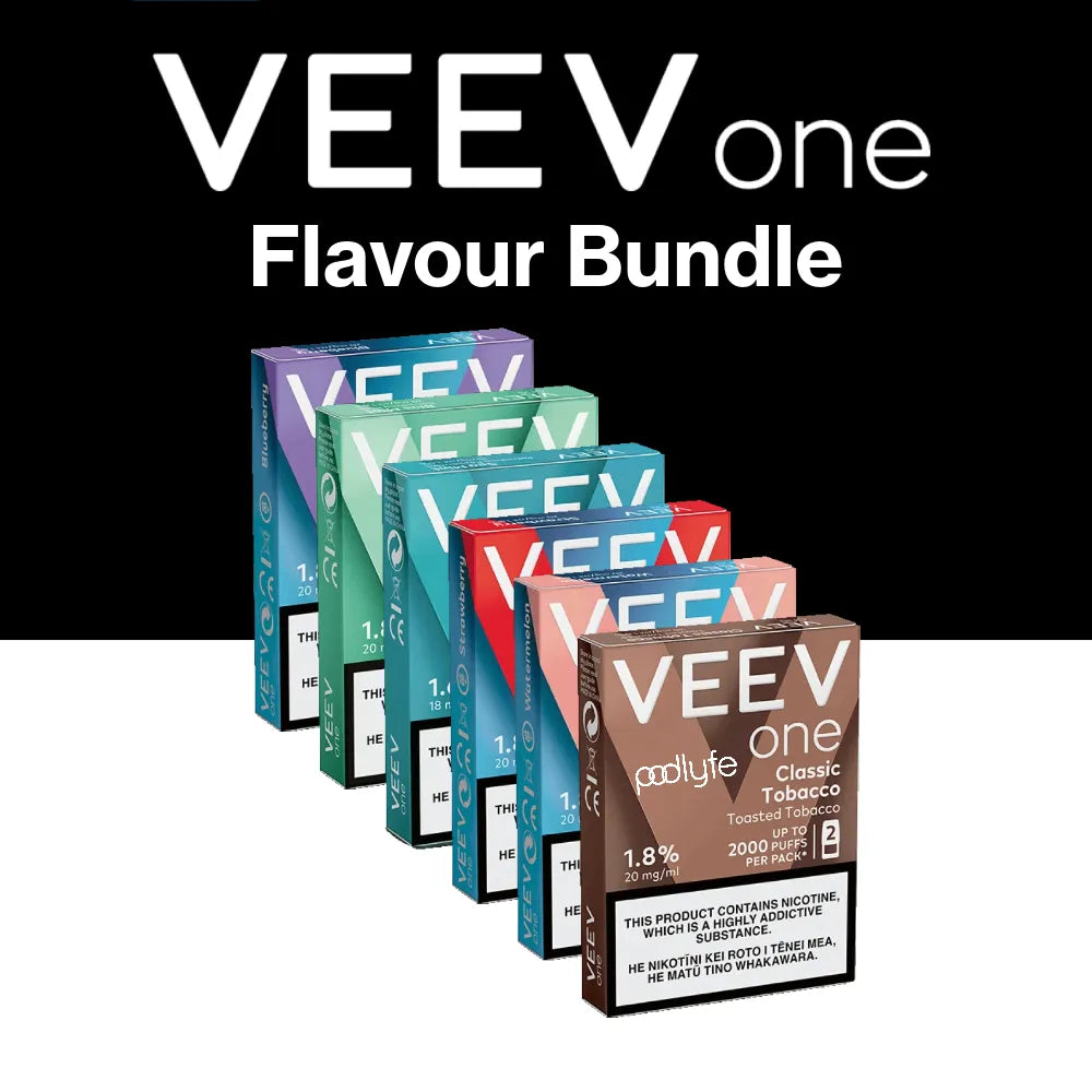 VEEV One Flavour Bundle by IQOS Prefilled Replacement Pods Podlyfe